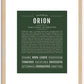 Orion | Name Art Print