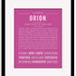 Frame Options | Dark Pink | Black Frame, Matted