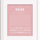 Frame Options | Dusty Rose | White Frame, Matted