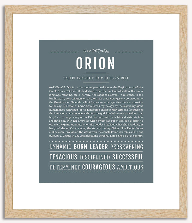 Orion | Name Art Print