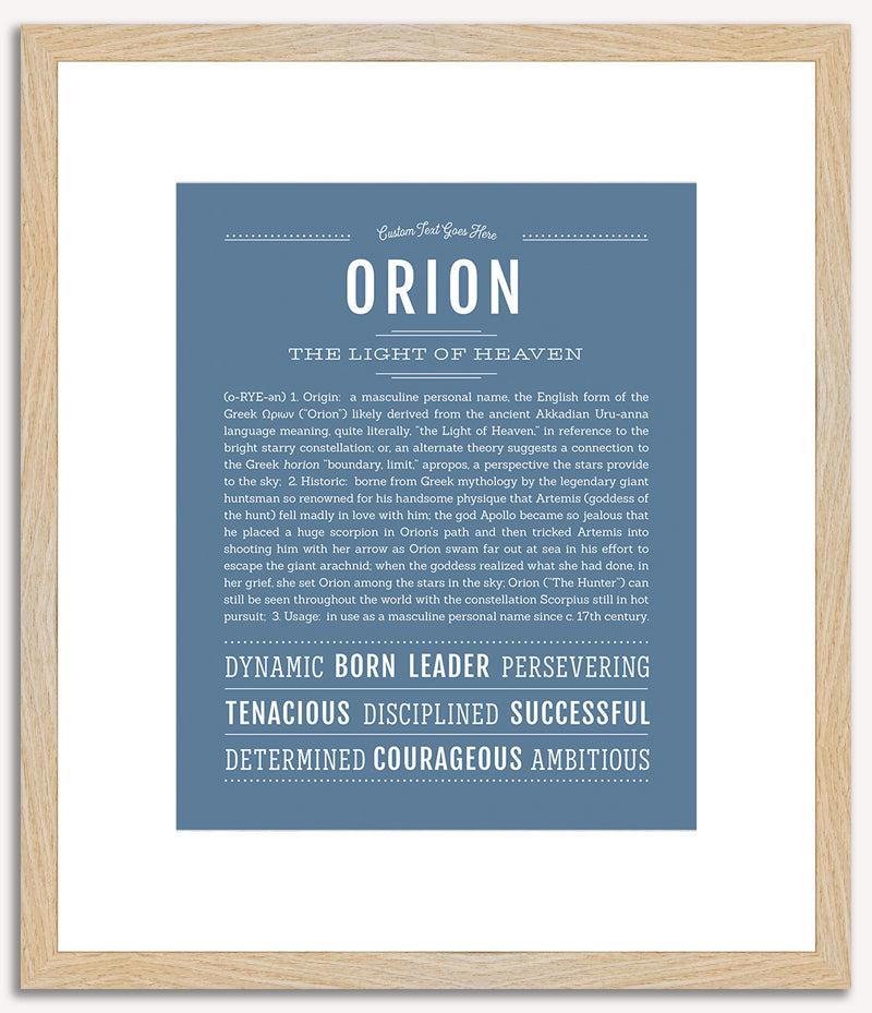 Orion | Name Art Print