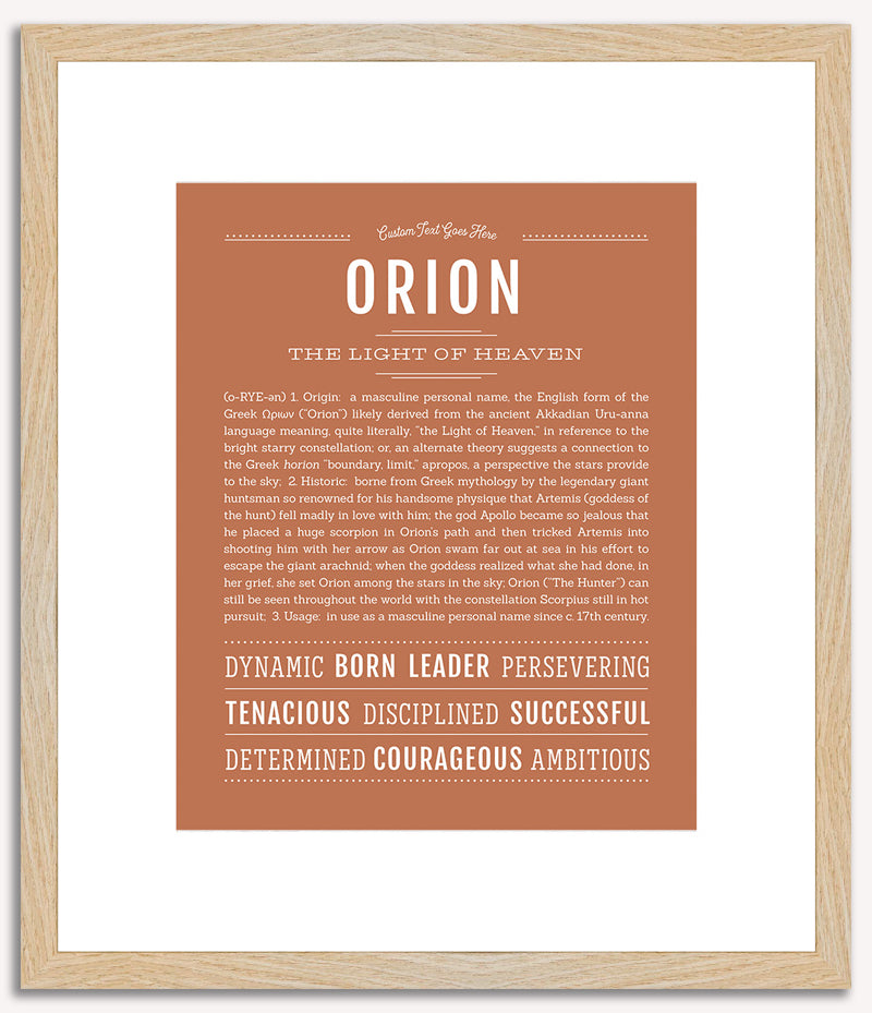 Orion | Name Art Print