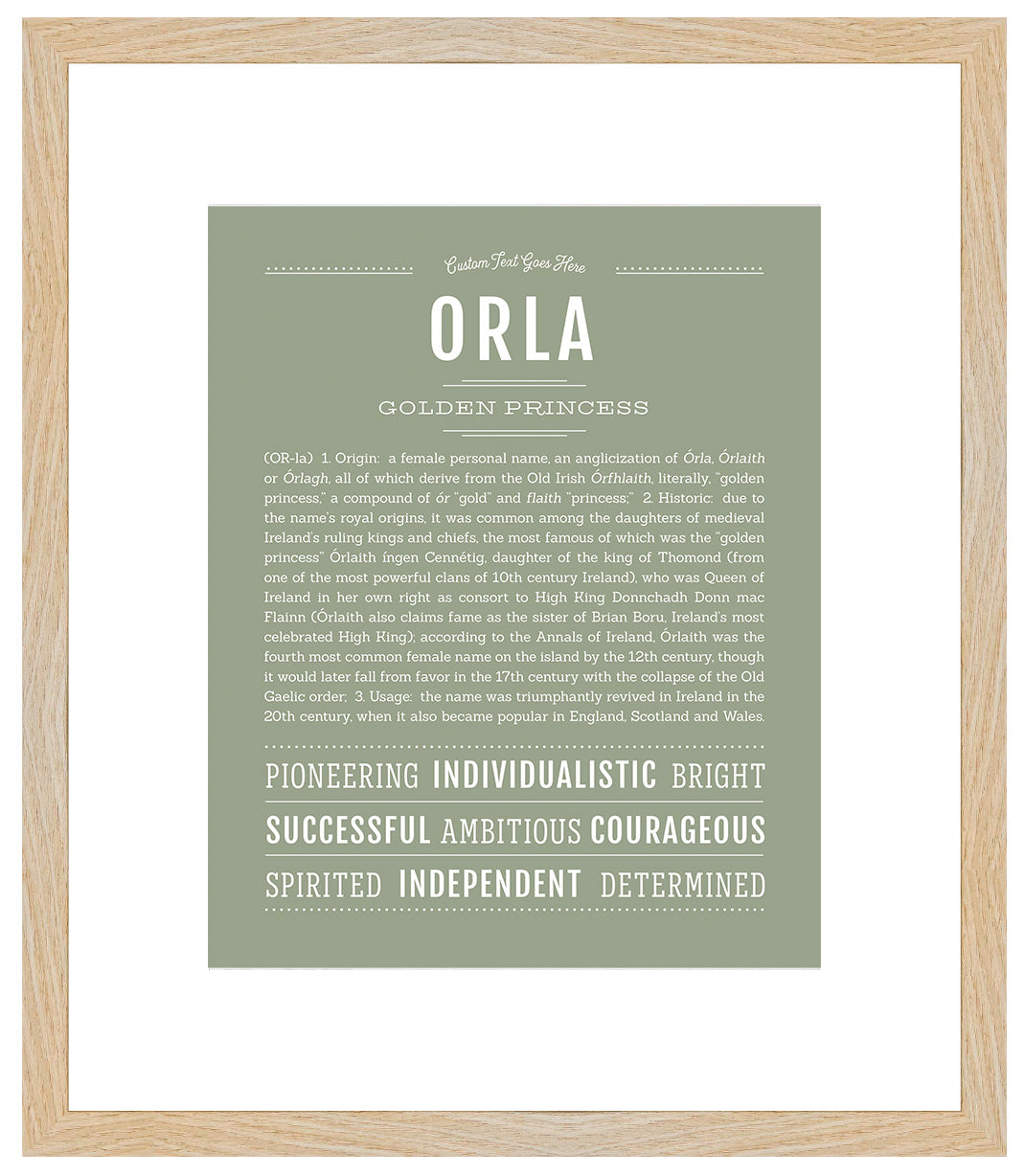 Orla | Name Art Print