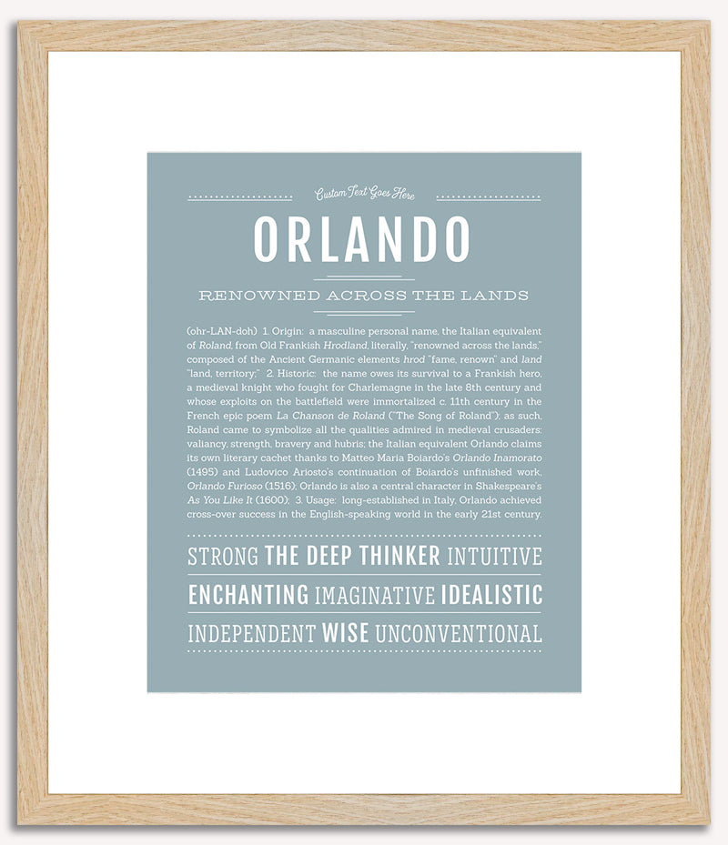 Orlando | Name Art Print