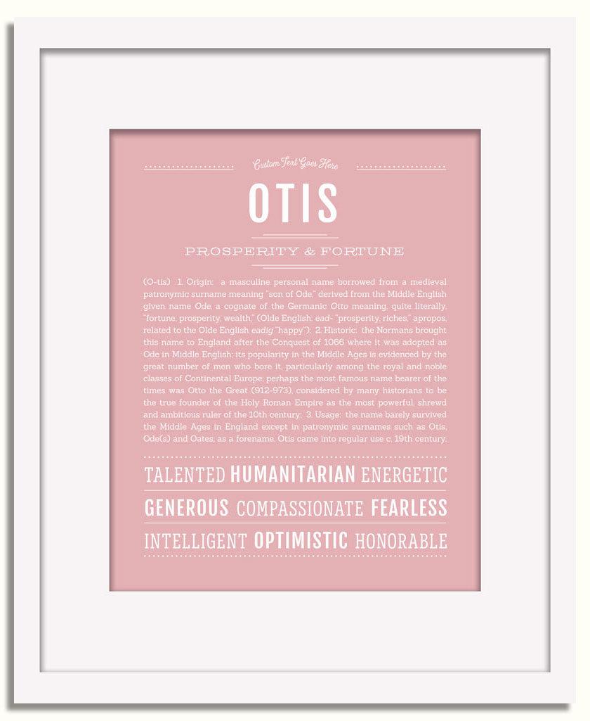 Frame Options | Dusty Rose | White Frame, Matted