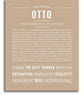 Otto | Name Art Print – Name Stories