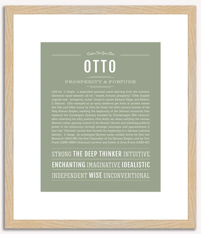 Otto | Name Art Print