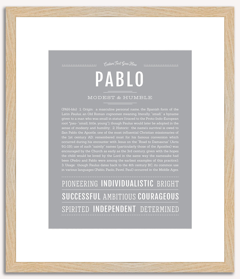 Pablo | Name Art Print