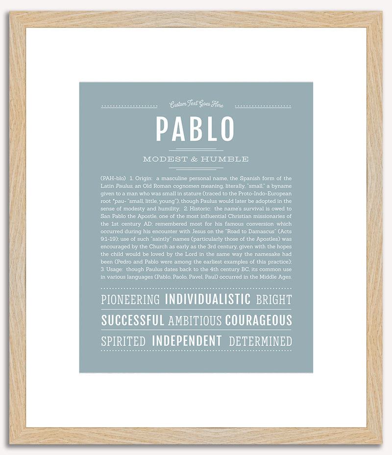 Pablo | Name Art Print