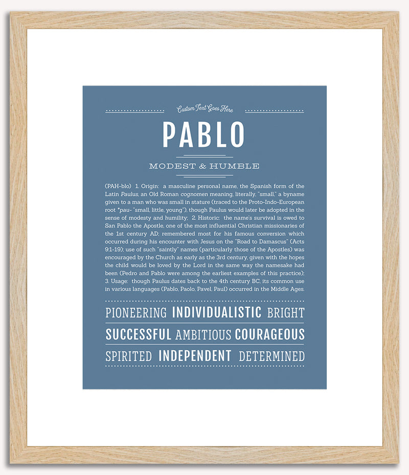 Pablo | Name Art Print