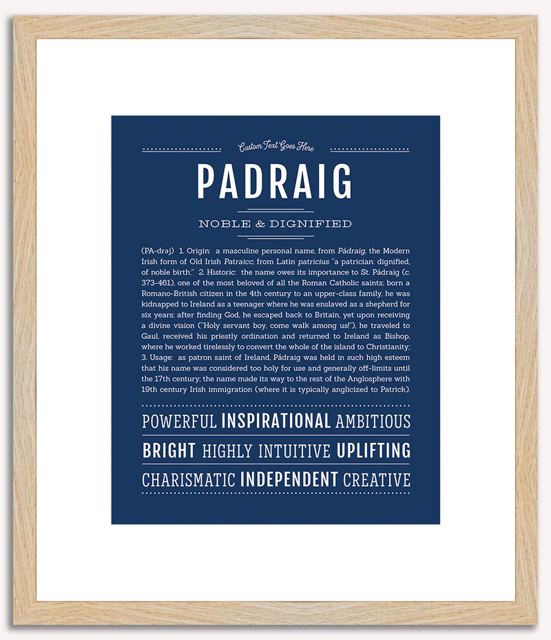 Padraig | Name Art Print