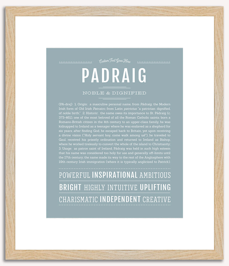 Padraig | Name Art Print