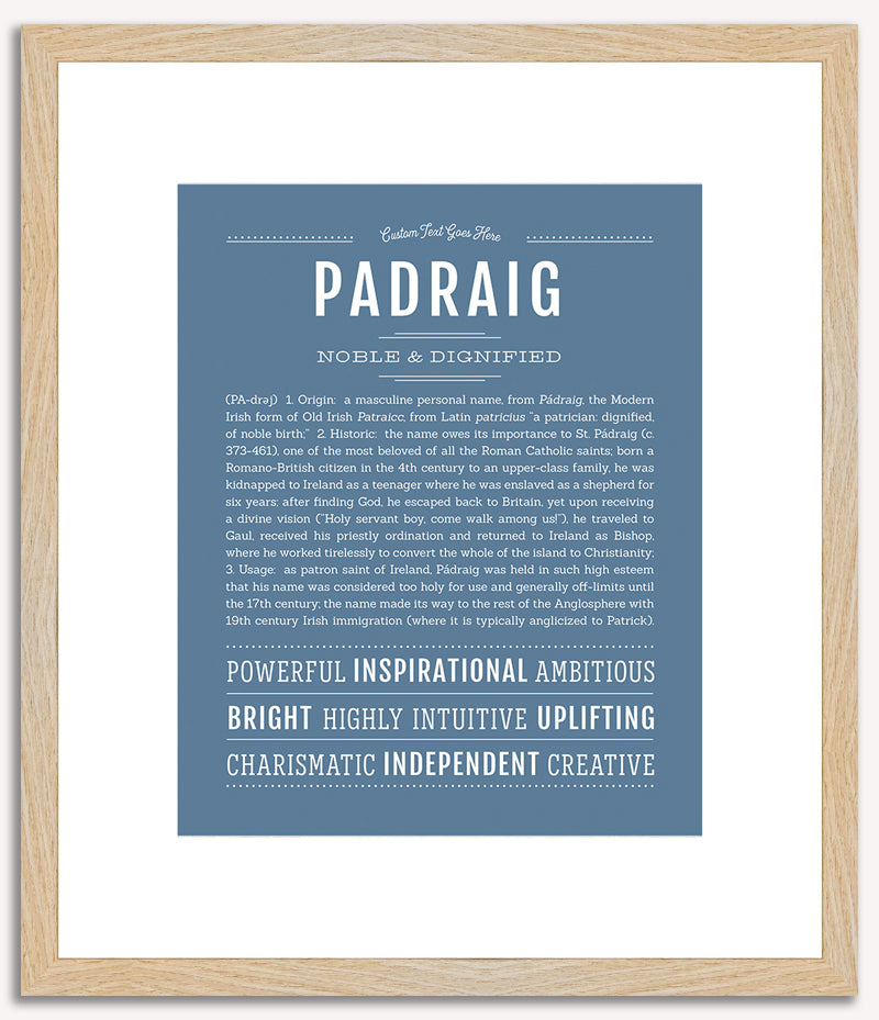 Padraig | Name Art Print