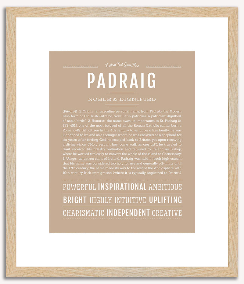 Padraig | Name Art Print