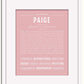 Frame Options | Dusty Rose | White Frame, Matted