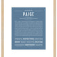 Paige | Name Art Print