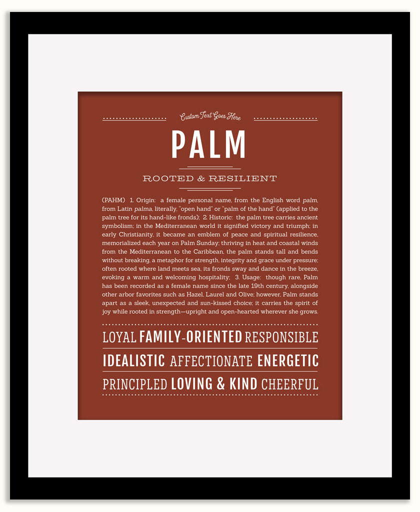 Palm | Name Art Print