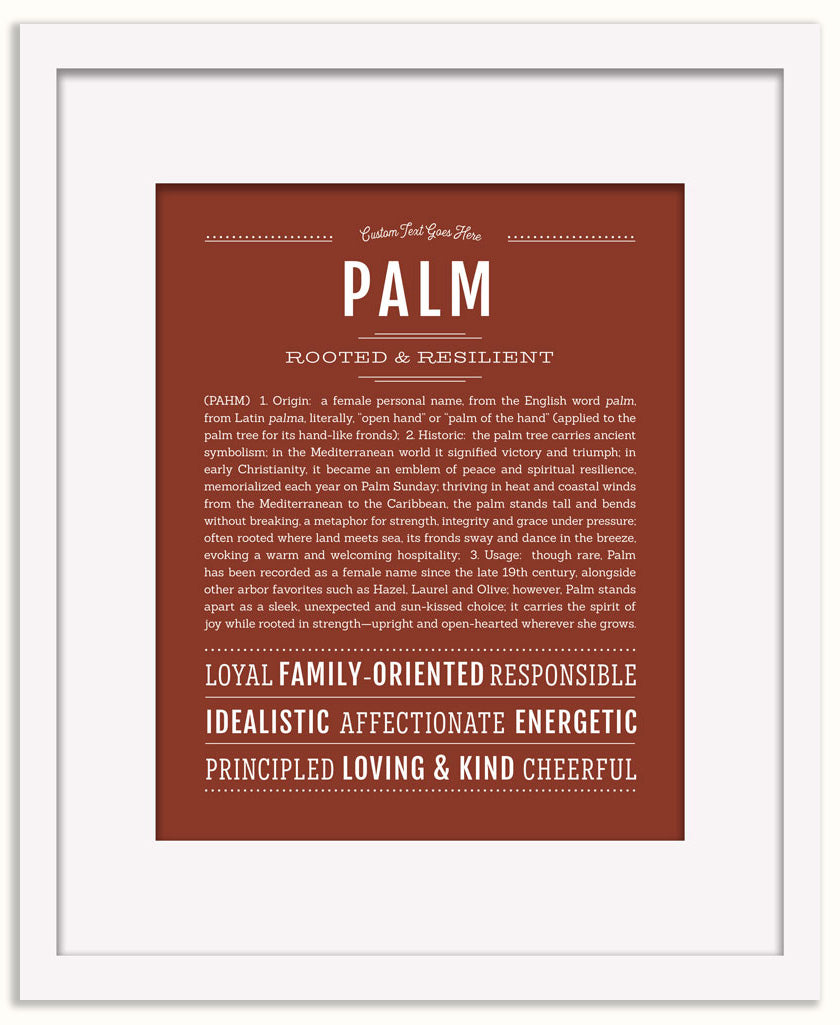 Palm | Name Art Print