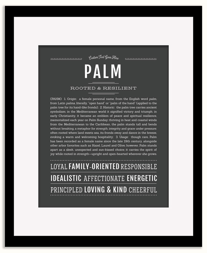 Palm | Name Art Print