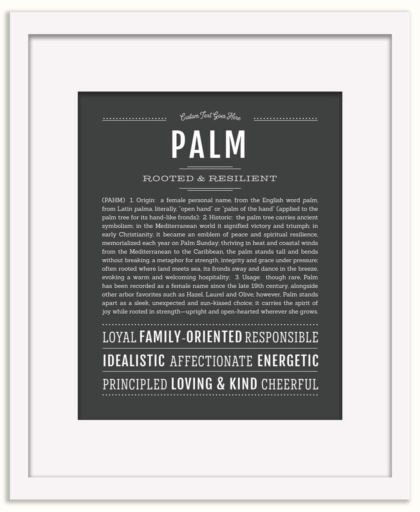 Palm | Name Art Print