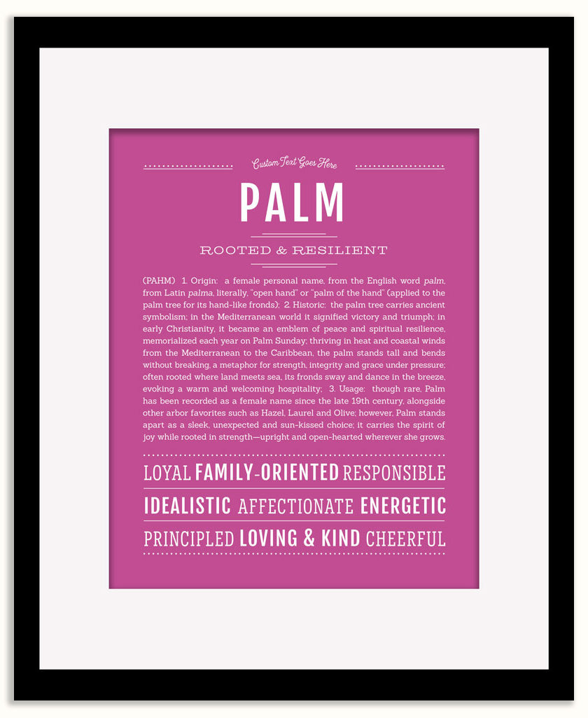 Palm | Name Art Print