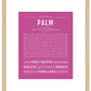Palm | Name Art Print