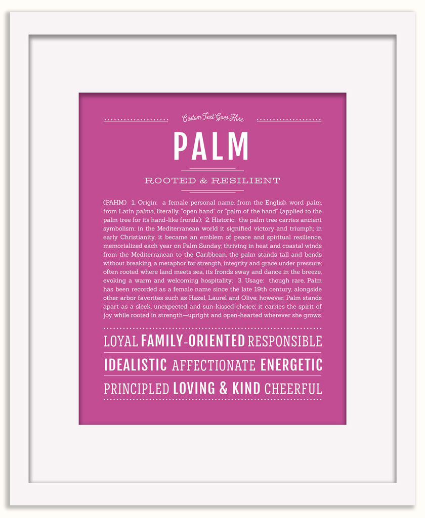 Palm | Name Art Print