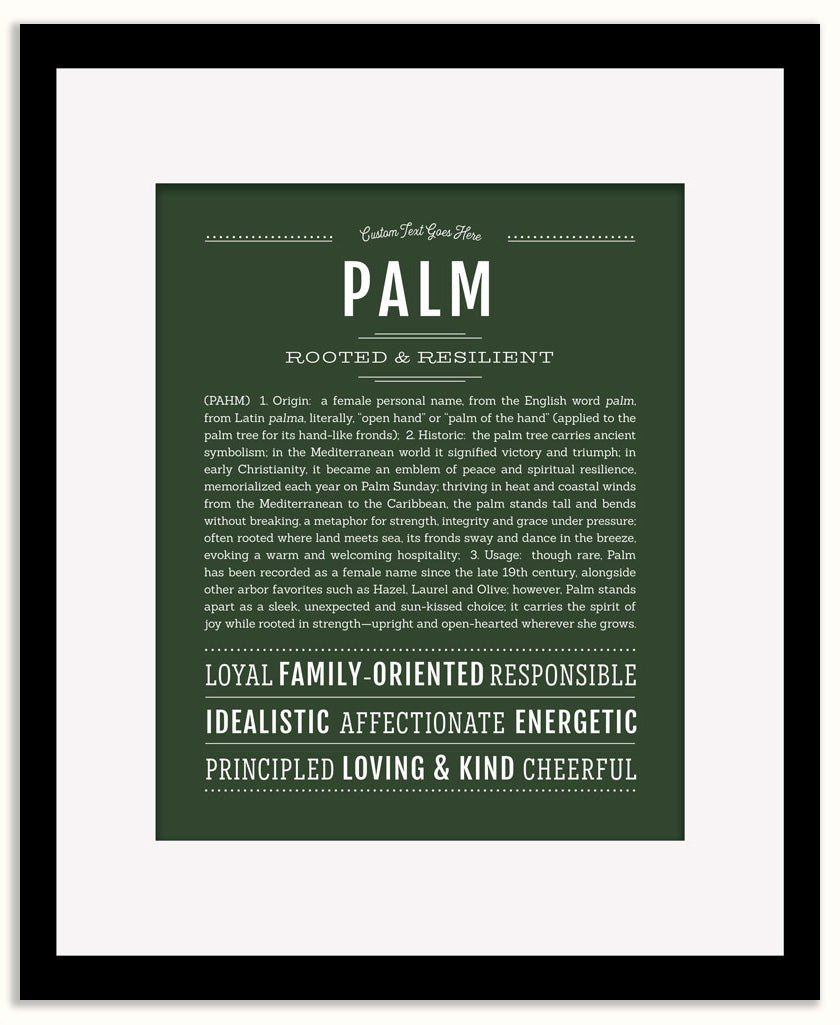 Palm | Name Art Print
