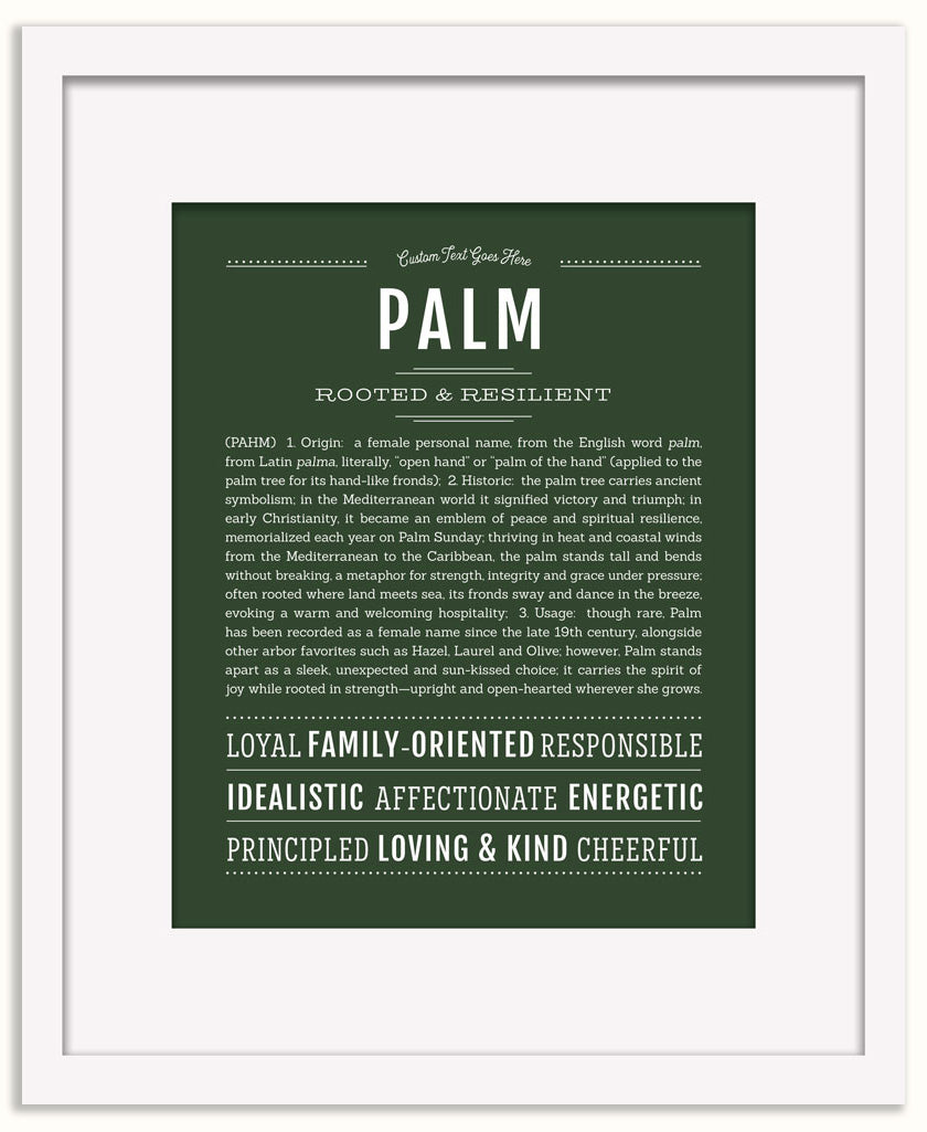 Palm | Name Art Print