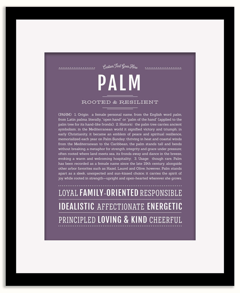 Palm | Name Art Print