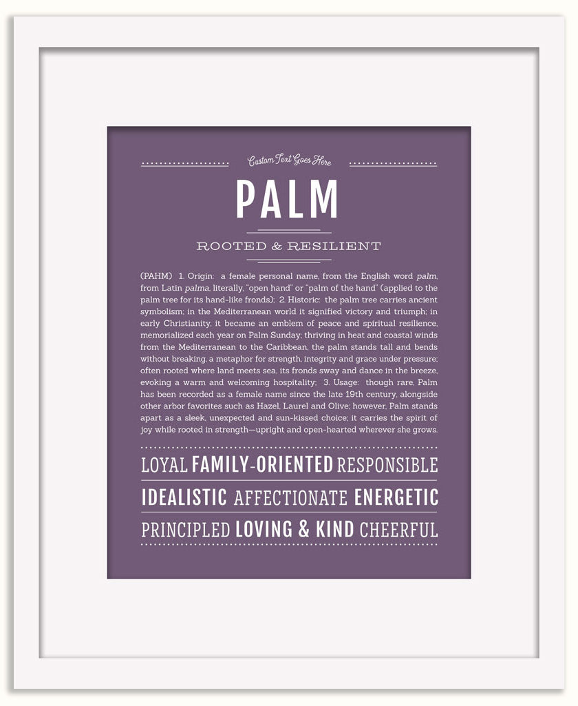 Palm | Name Art Print