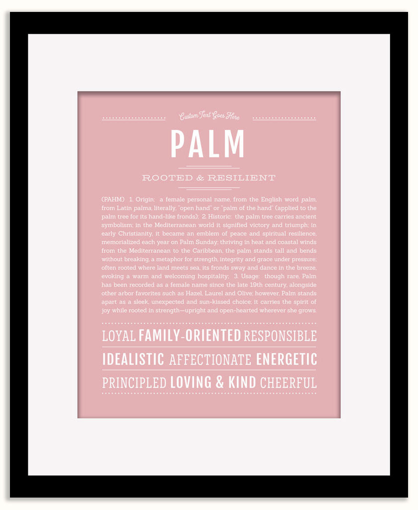 Palm | Name Art Print