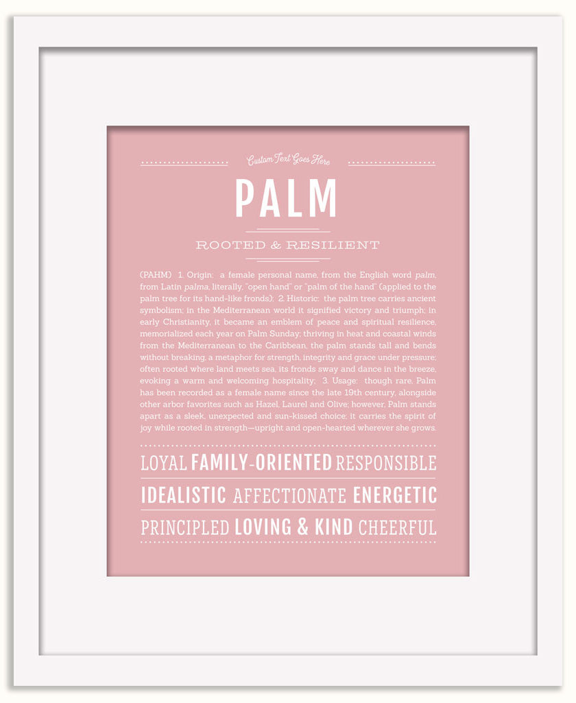 Palm | Name Art Print