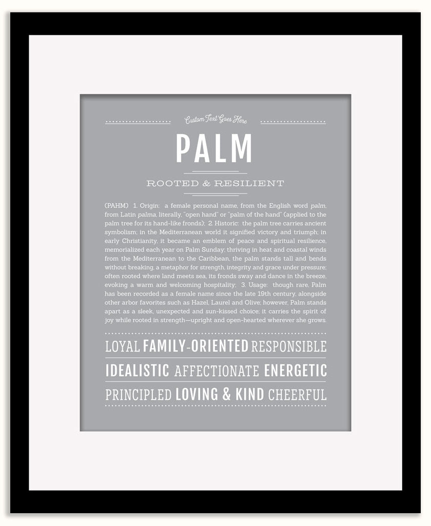 Palm | Name Art Print