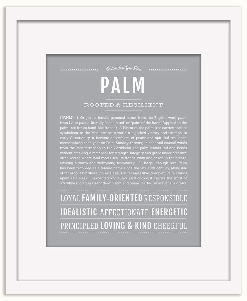 Palm | Name Art Print