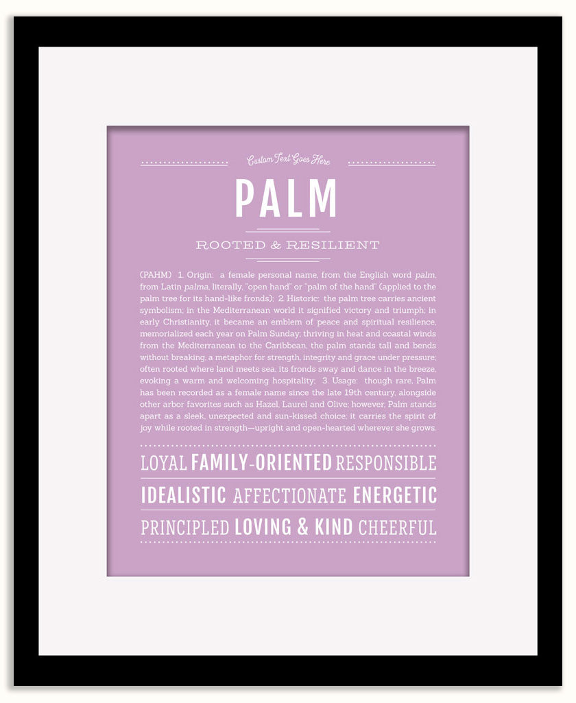Palm | Name Art Print