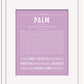 Palm | Name Art Print