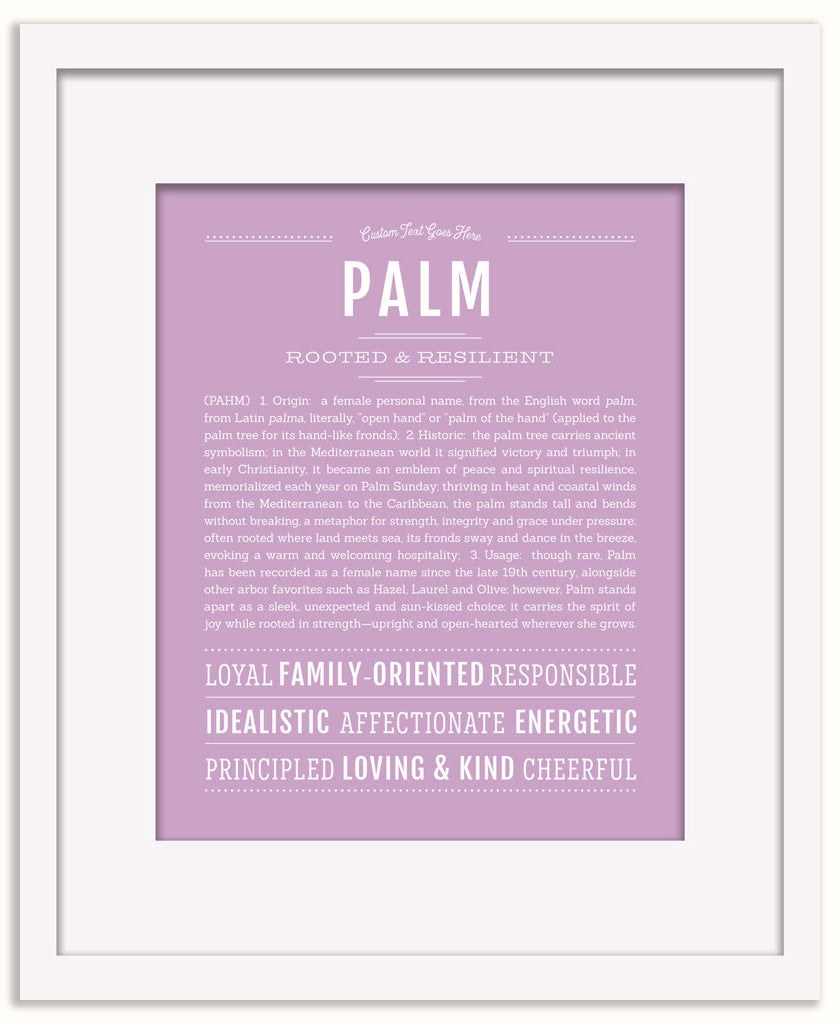 Palm | Name Art Print