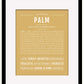 Palm | Name Art Print