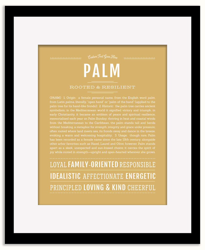 Palm | Name Art Print