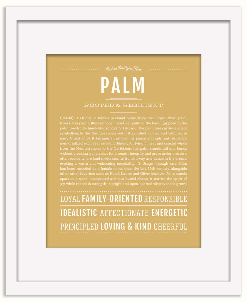 Palm | Name Art Print