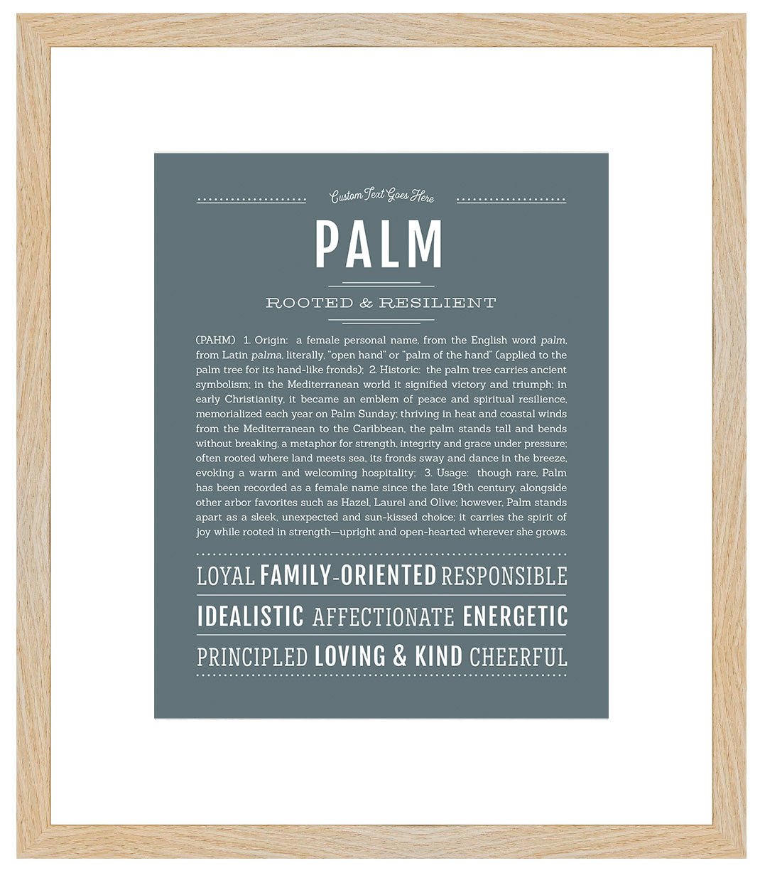 Palm | Name Art Print