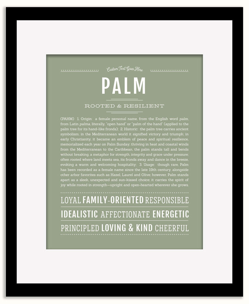 Palm | Name Art Print