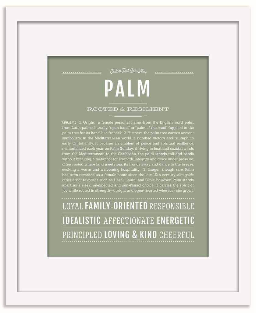 Palm | Name Art Print