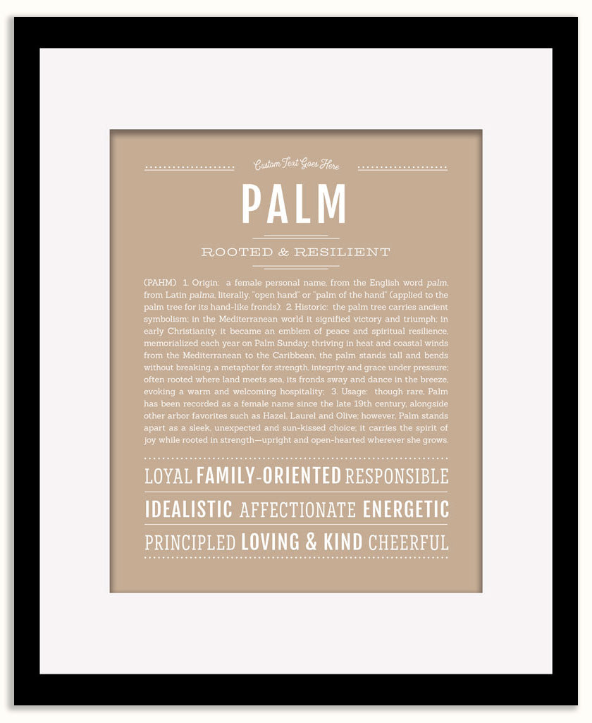 Palm | Name Art Print
