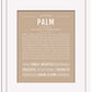 Palm | Name Art Print