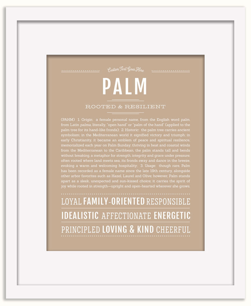 Palm | Name Art Print