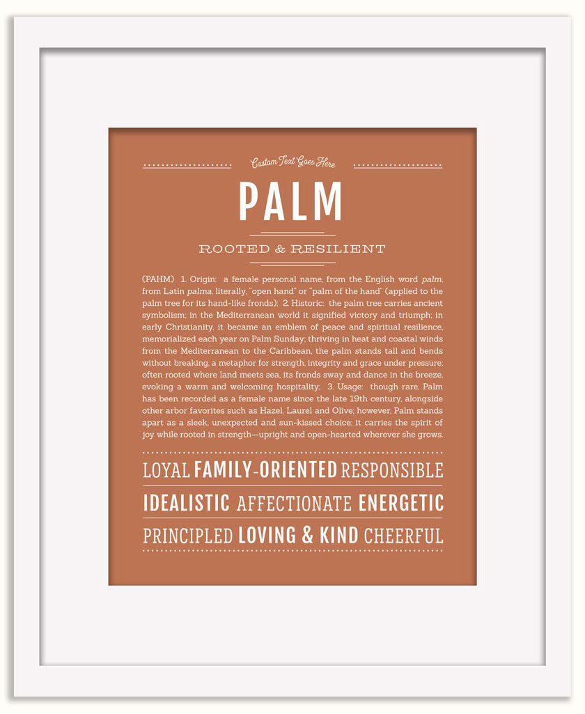 Palm | Name Art Print