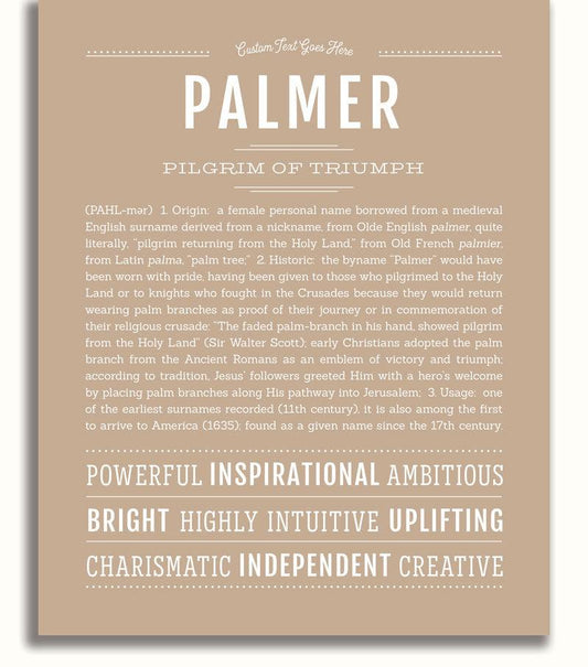 Frame Options | Tan | No Frame