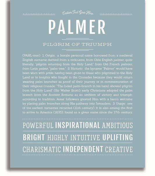Frame Options | Powder Blue | No Frame